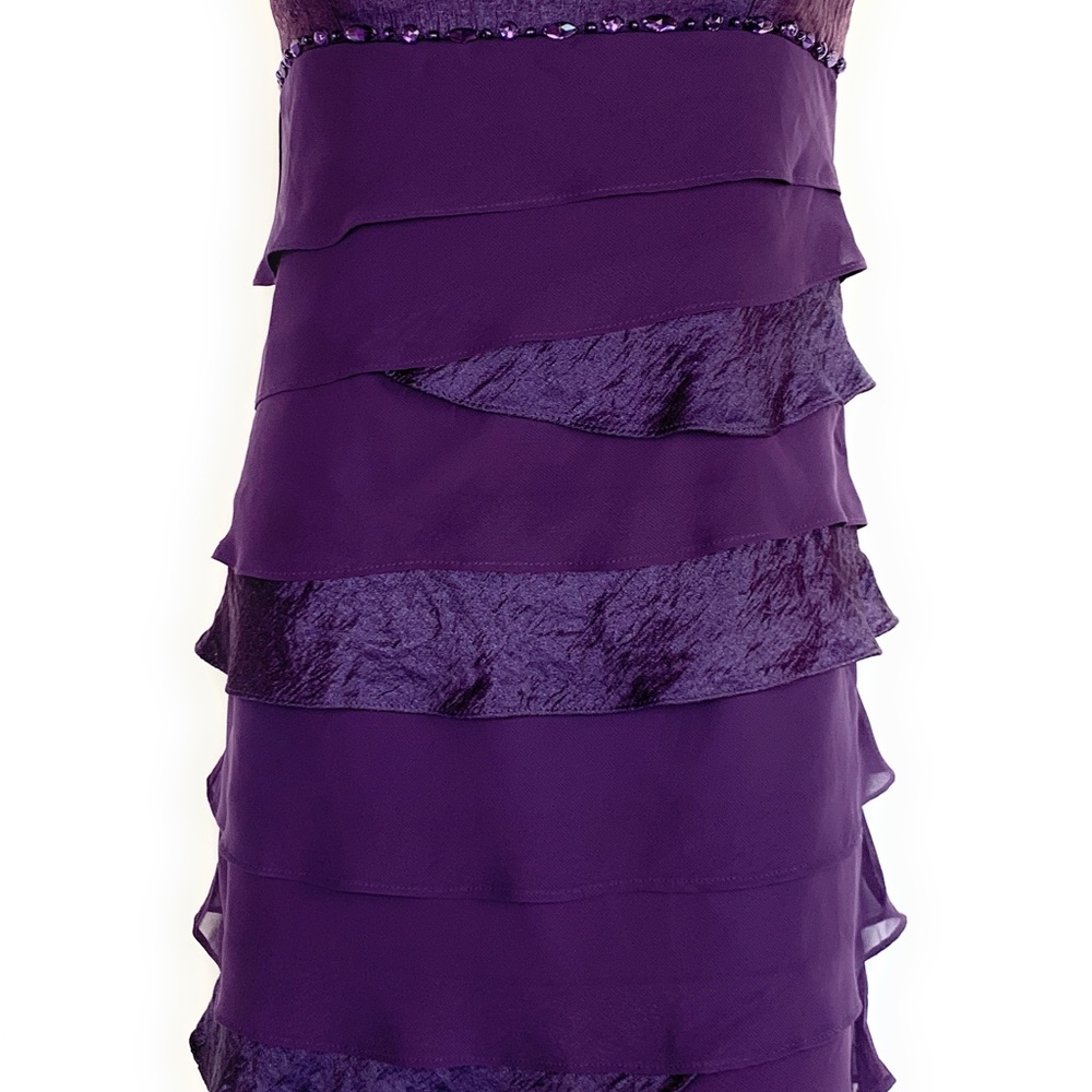 Chiffon dress with jacket - Picture 4 of 8